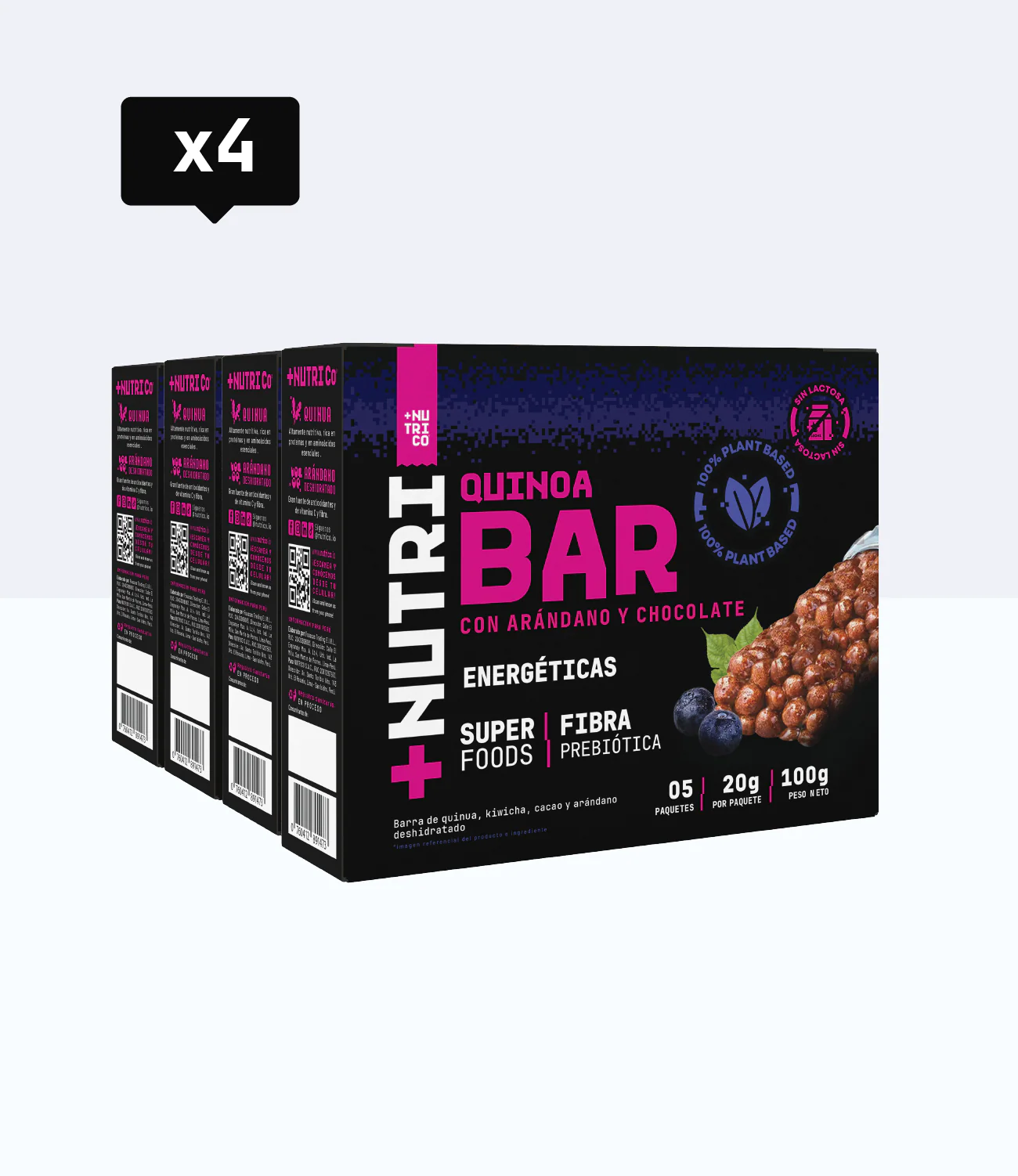 Barras de Cereales Andinos 20 Und (4 Cajas) - Image 2