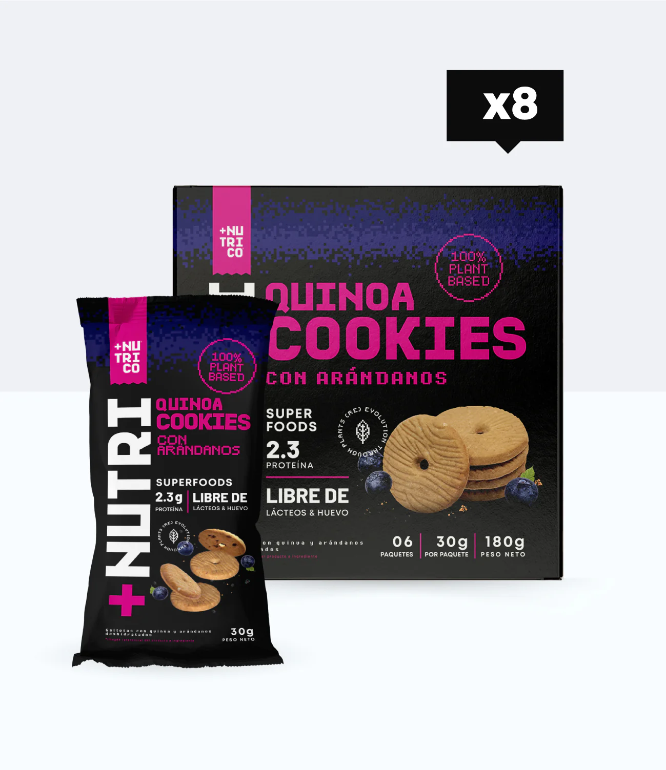 Galletas de Quinua Saludables 48 Unidades (8 cajas) - Image 3