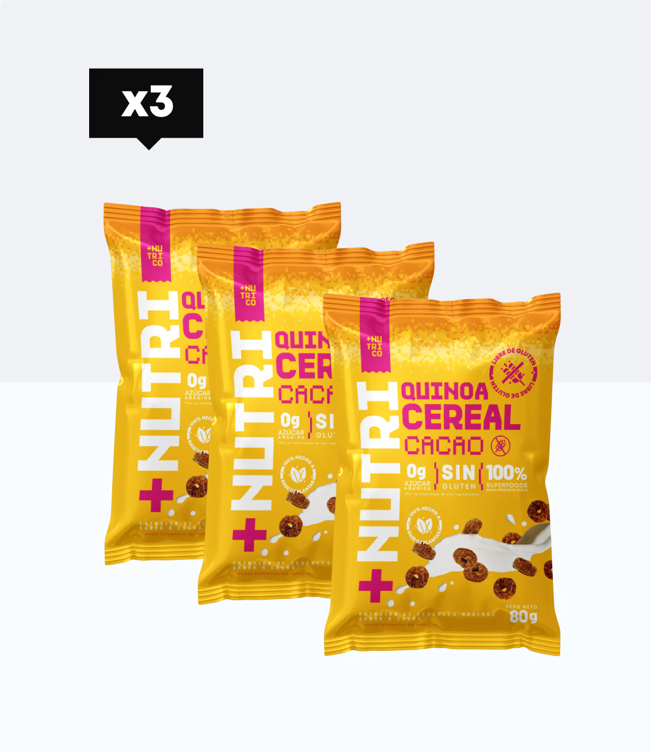 Cereales Sin Azúcar 80g Pack x3 - Image 3