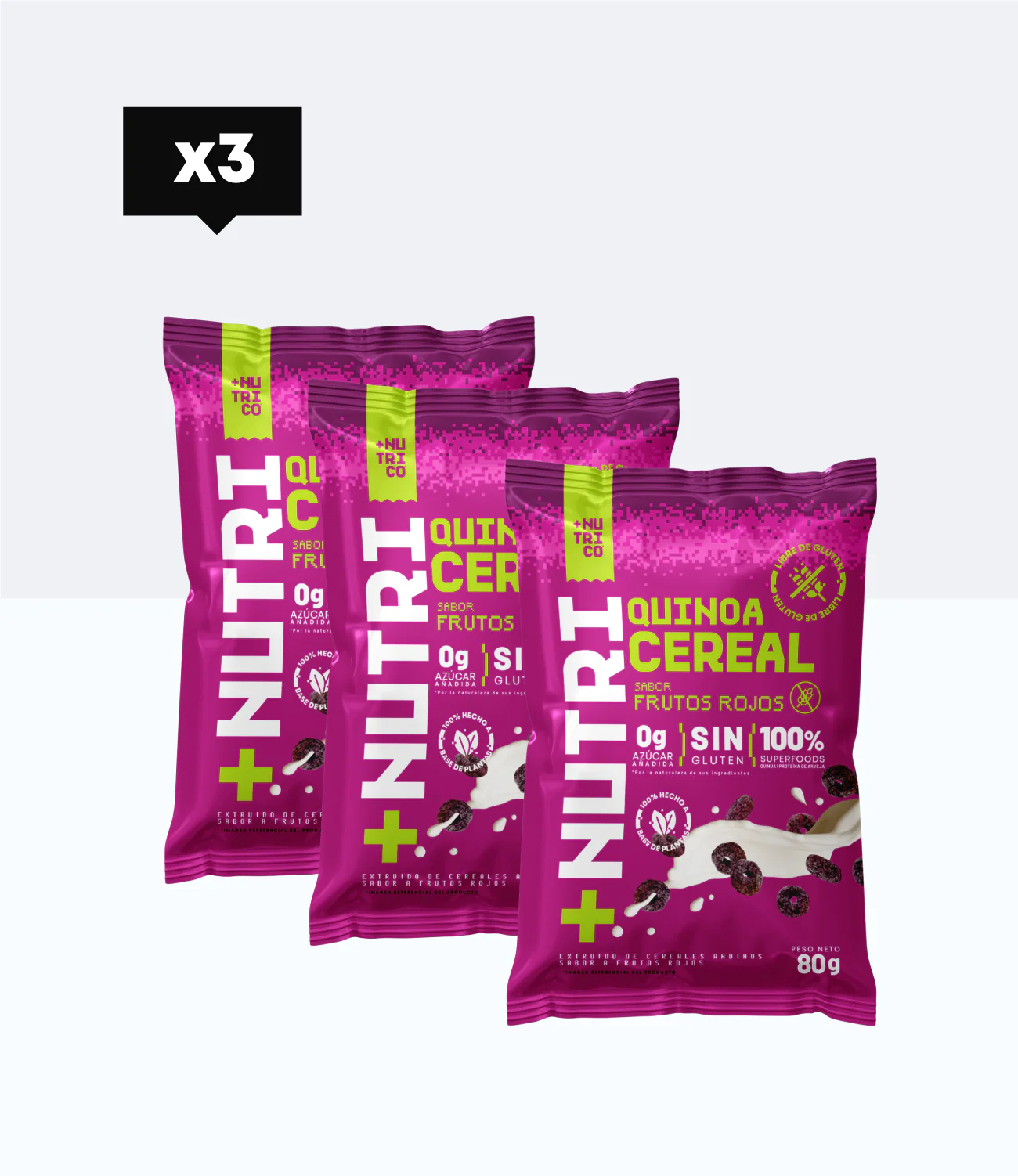 Cereales Sin Azúcar 80g Pack x3 - Image 4