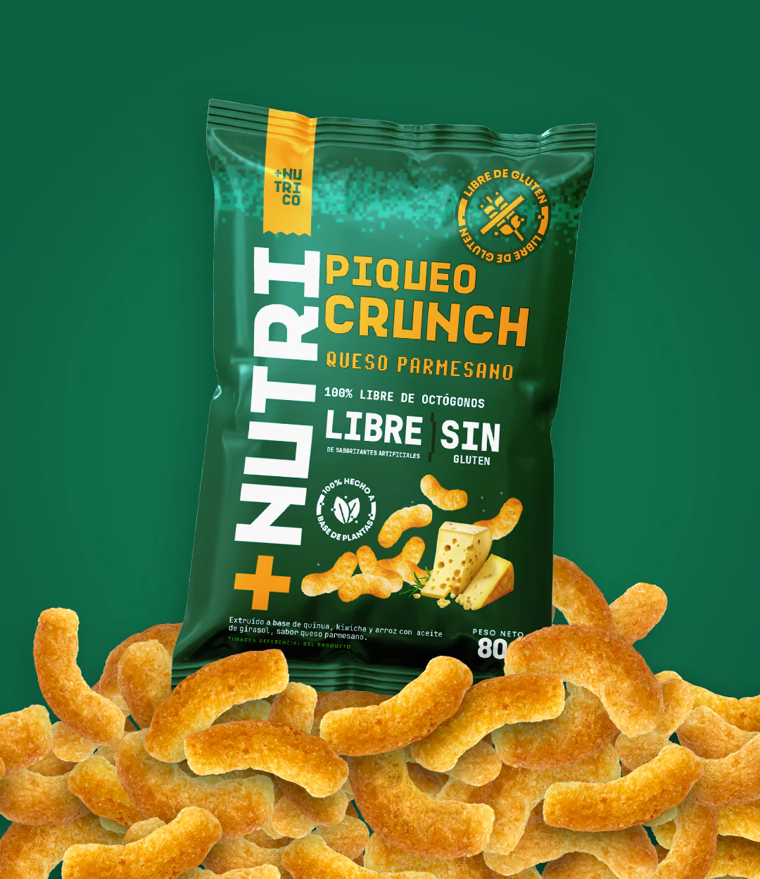 Piqueos Crunch PARMESANO 80g - Image 4