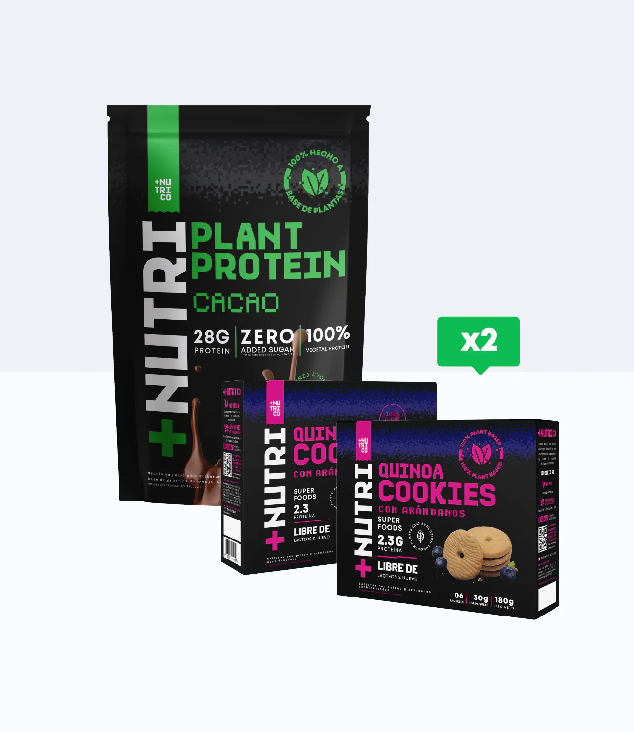 Proteína Plant Protein + 2 Cajas Galletas de Quinua - Image 3