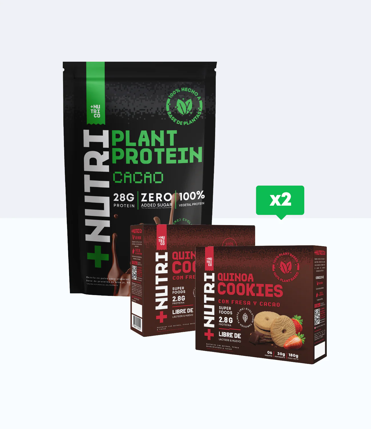 Proteína Plant Protein + 2 Cajas Galletas de Quinua - Image 4