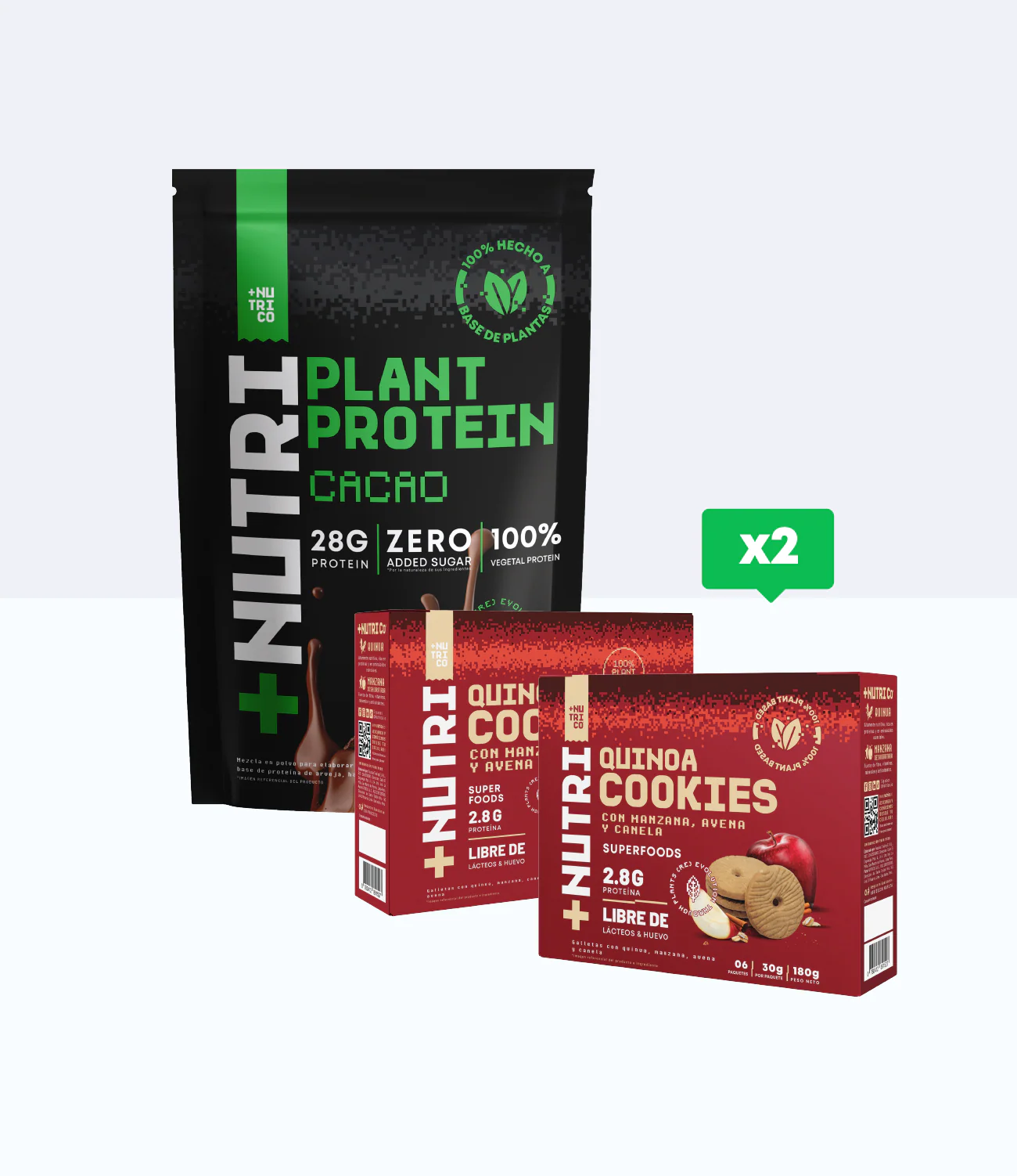 Proteína Plant Protein + 2 Cajas Galletas de Quinua - Image 5