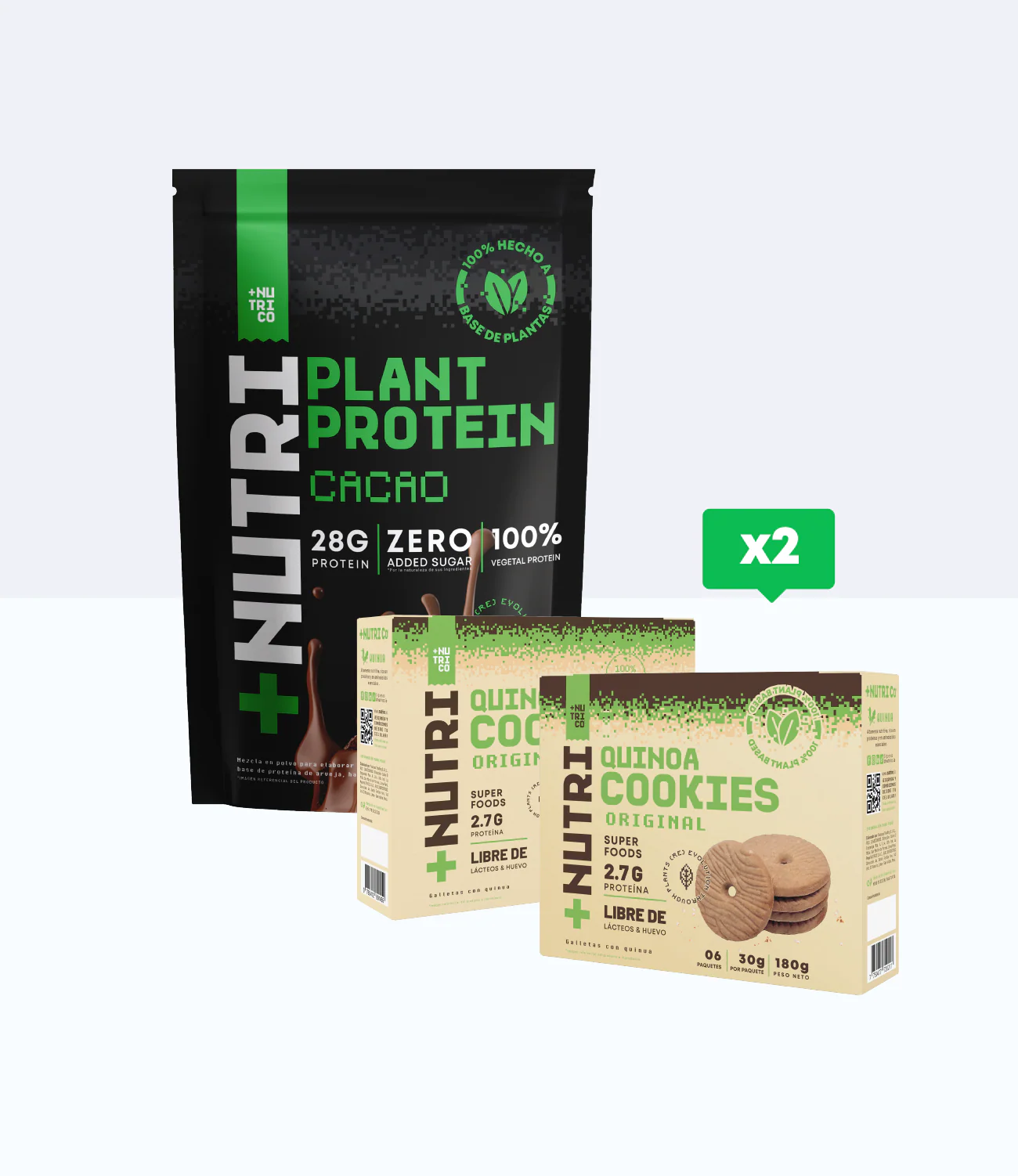 Proteína Plant Protein + 2 Cajas Galletas de Quinua - Image 6