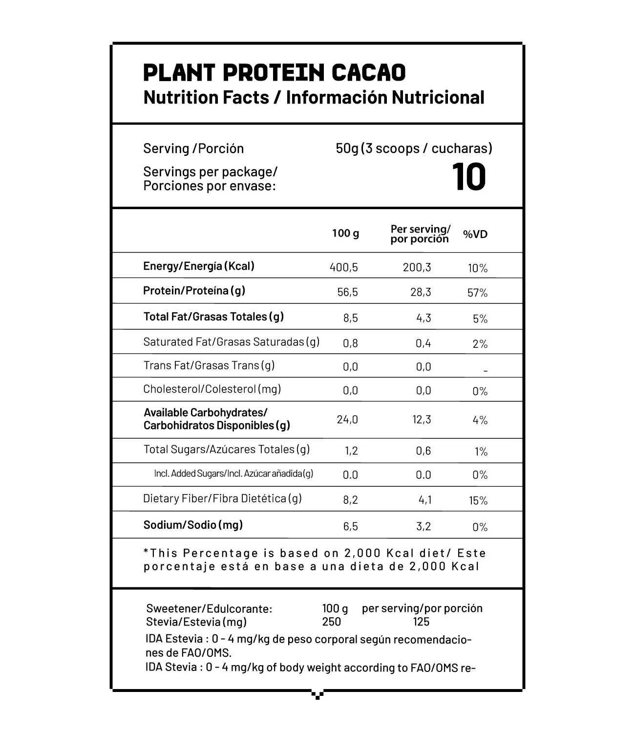 Proteína Vegana Plant Protein Pack x2 - Image 8